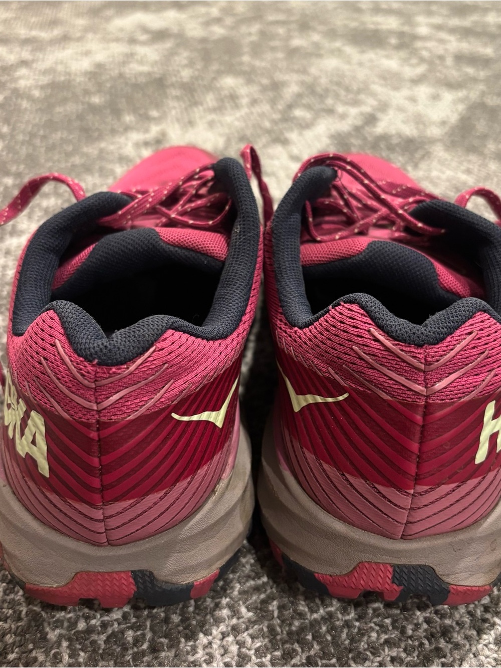Hoka One One Torrent 2 Pink Lime Outdoor Athletic Shoes Womens U.S. 9 - Picture 4 of 6